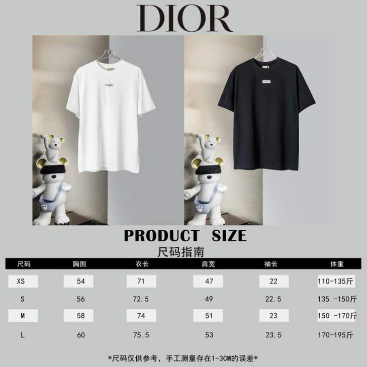 Dior T Shirts Short _SKUDiorXS-Lxetr24715427